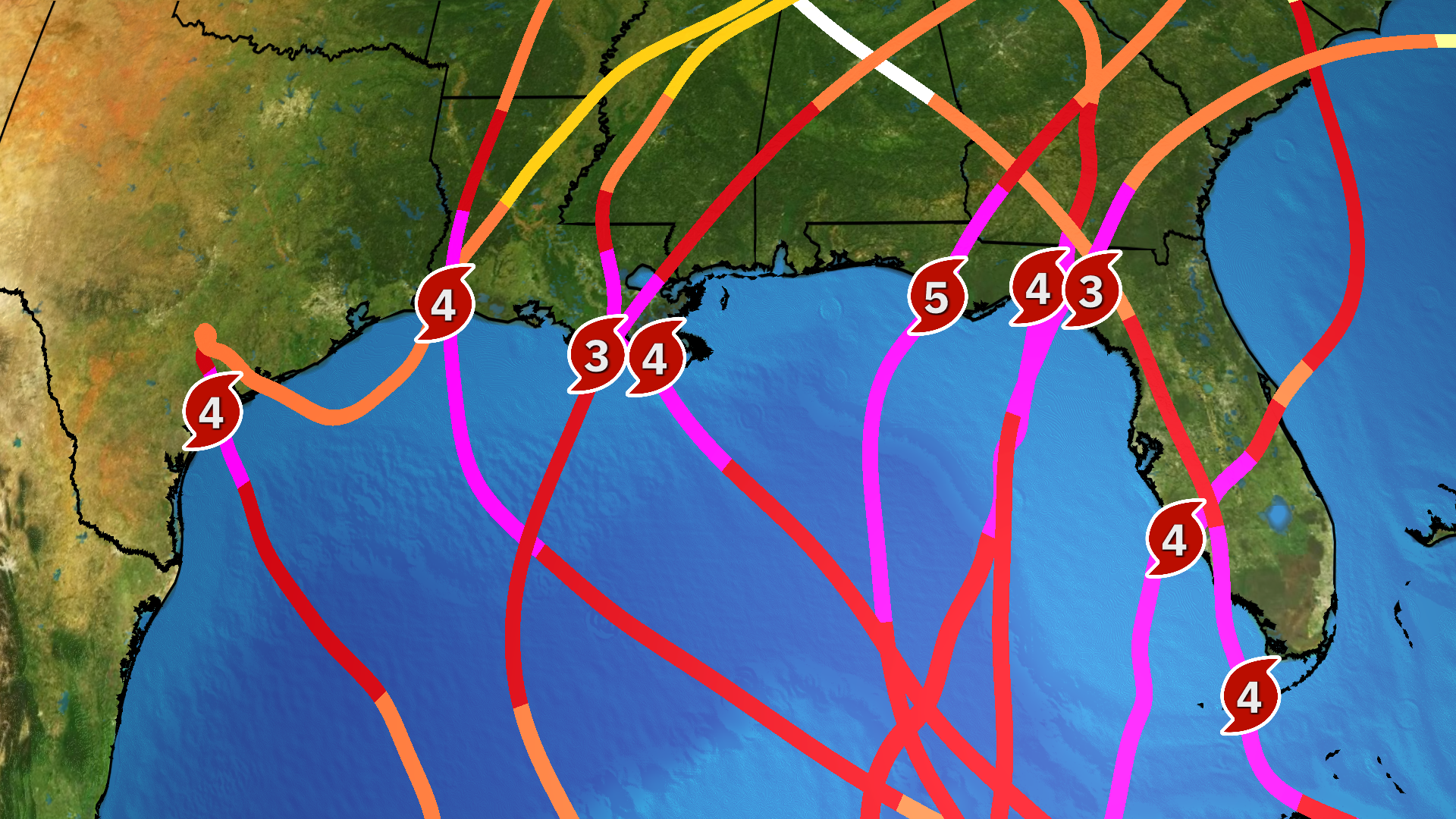 Hurricane Milton Could Be 10th Gulf Coast Major Since 2017